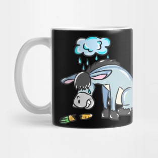 Sweet donkey kids comic donkey mule draft animal Muli Mug